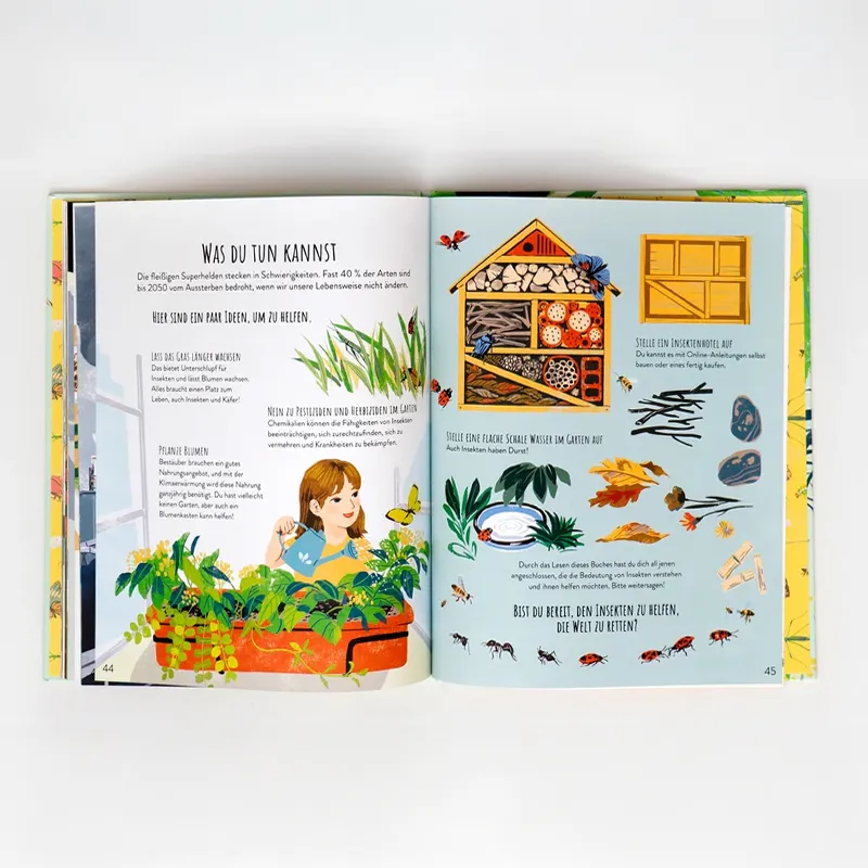 Buch "Insekten retten die Welt", 48 Seiten