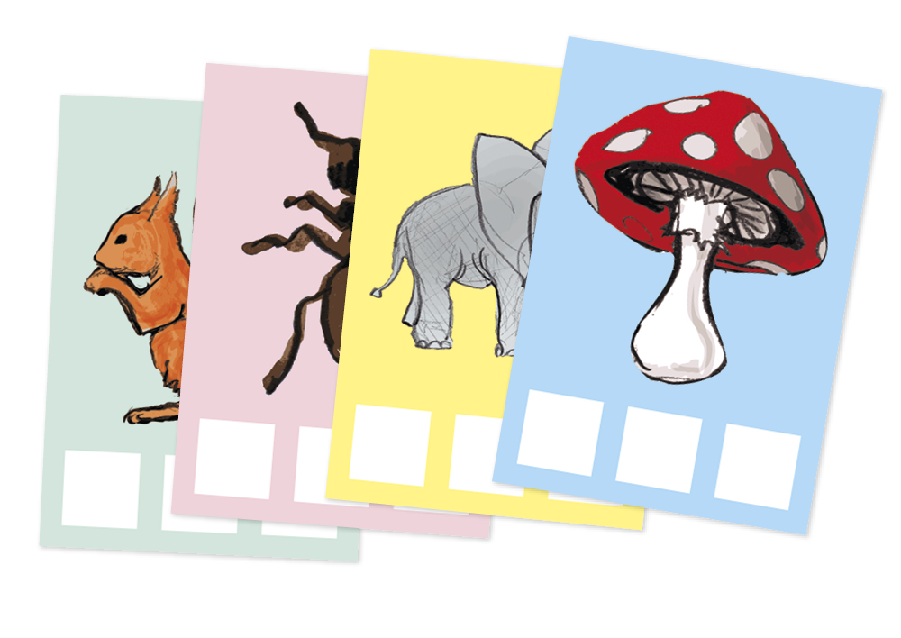 Anlaut-kort A5, 138 stycken.