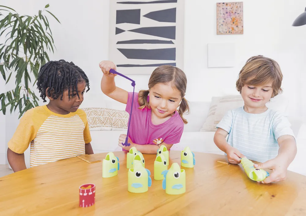 Spiel "Wer fängt den längsten Fisch?", 11-tlg.