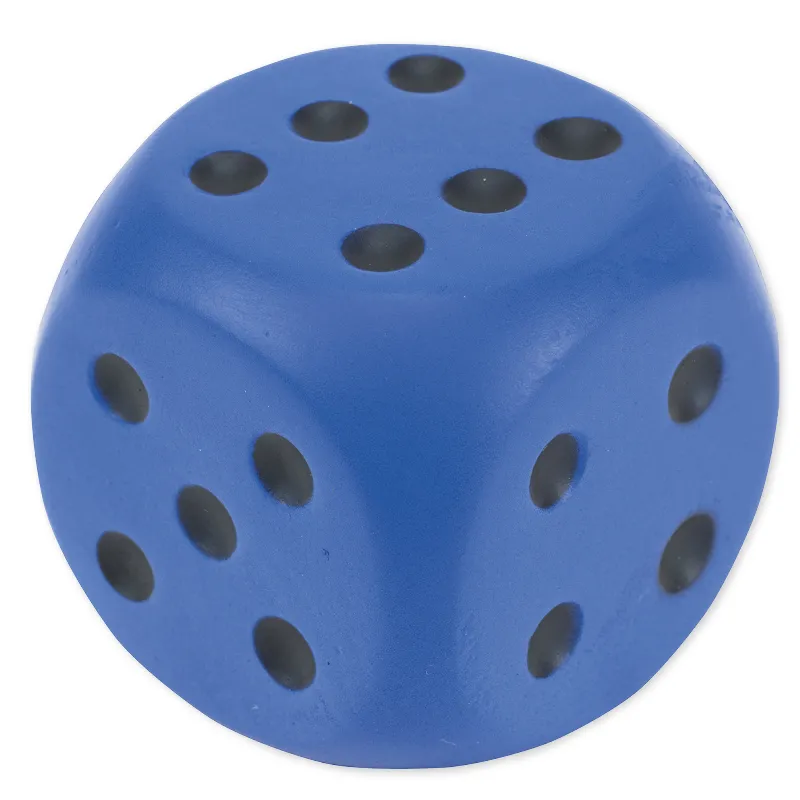 Skumkub, 6 cm, färg. svart.