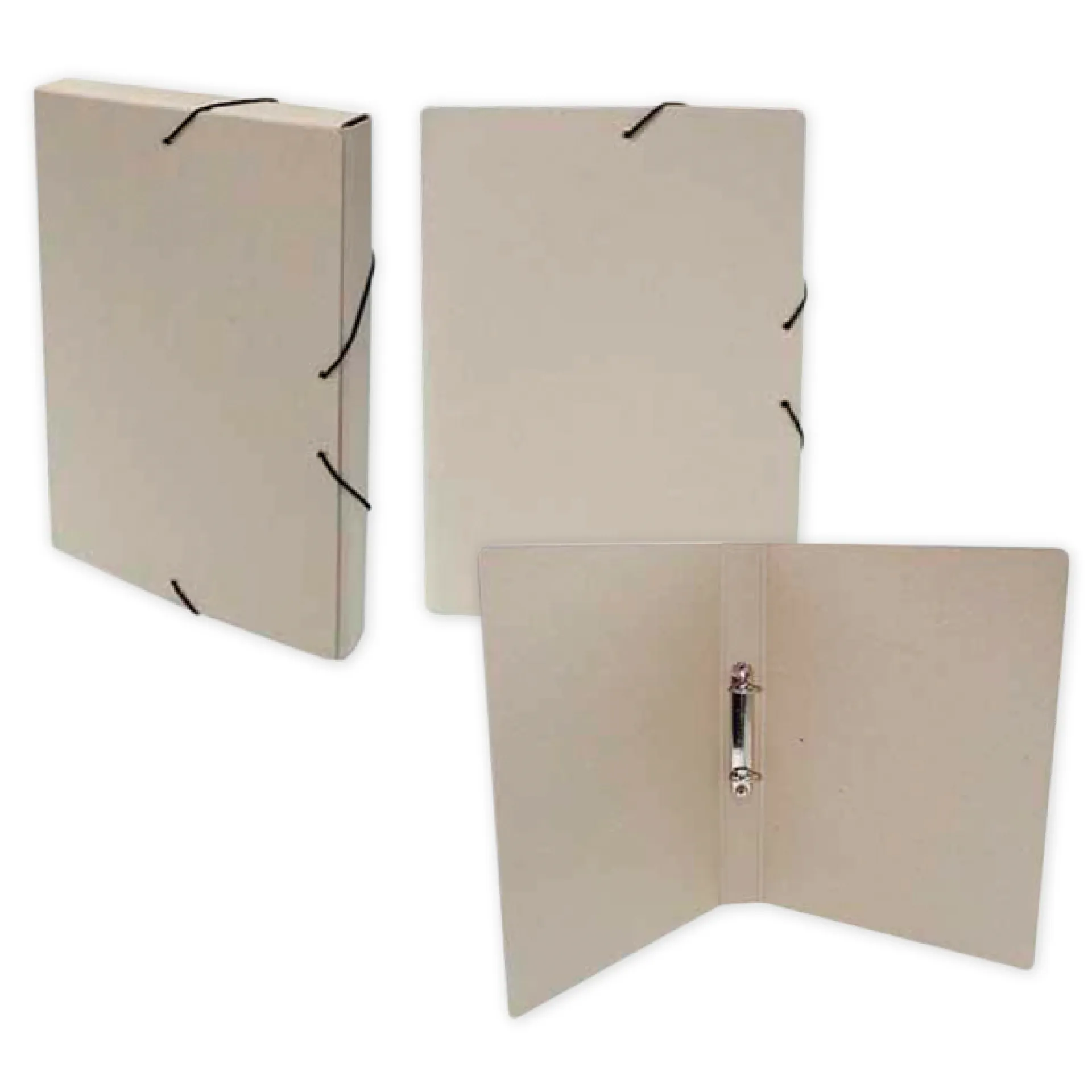 Natura Ablage-Set A4 aus Pappe, 3-tlg.