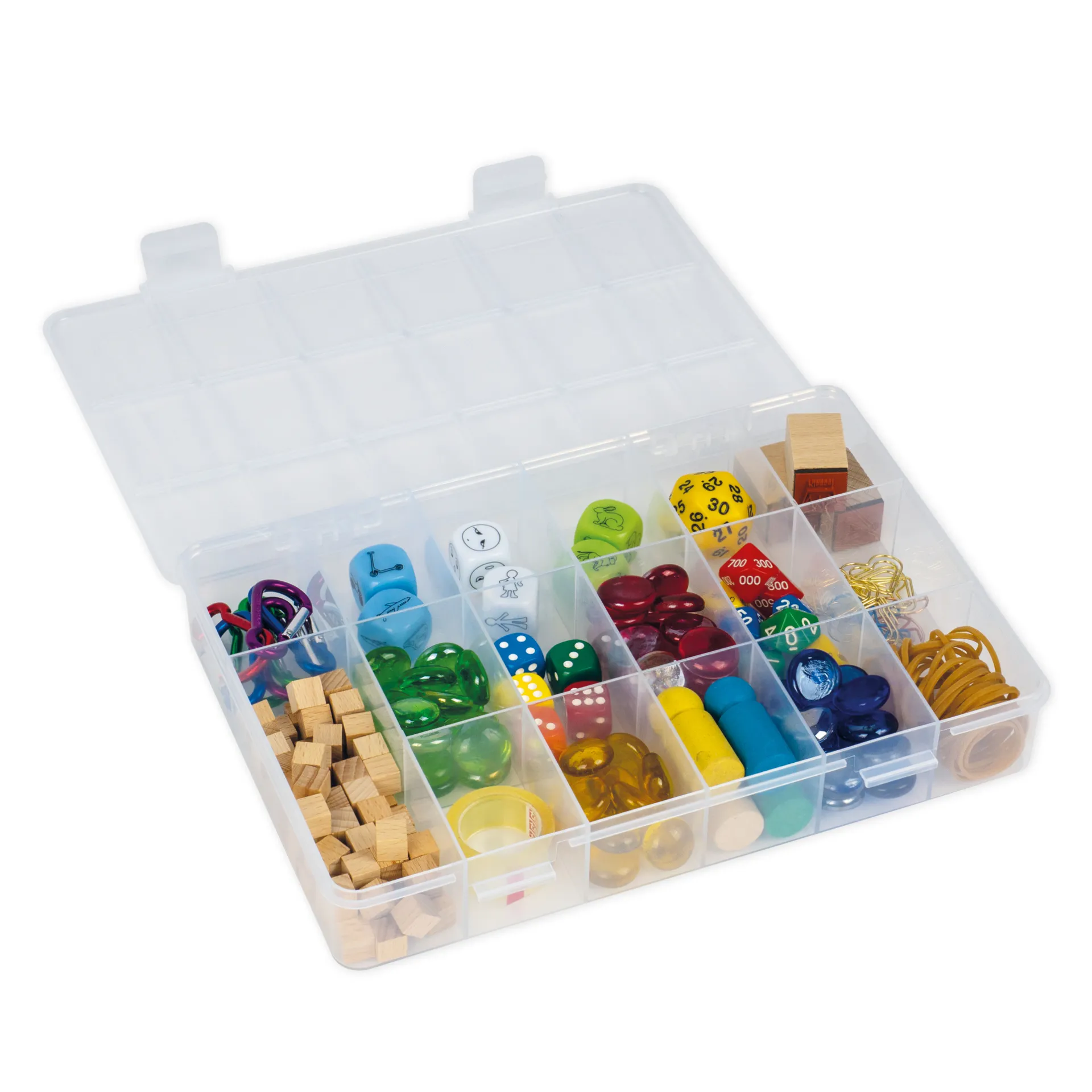 TimeTEX Sortimentsbox mittel, 17 Fächer