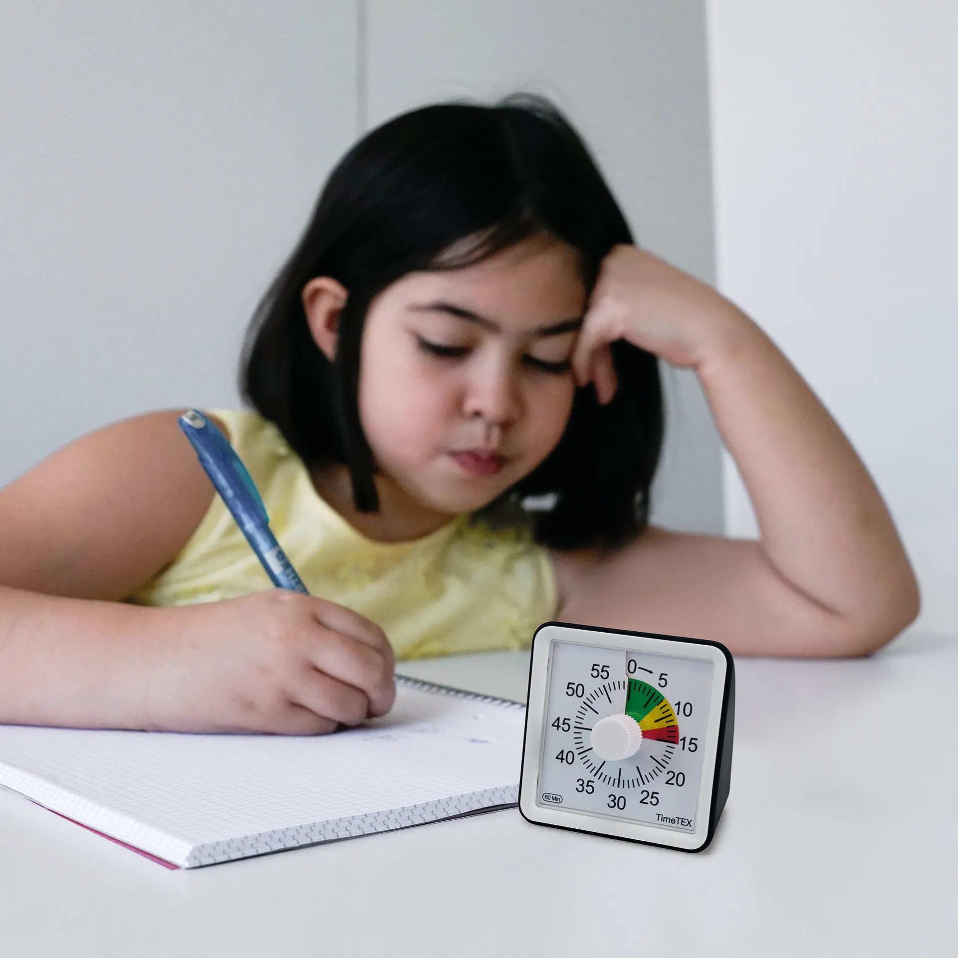 TimeTEX Tylus laikmatis Compact, su šviesoforo spalvų laiko disku