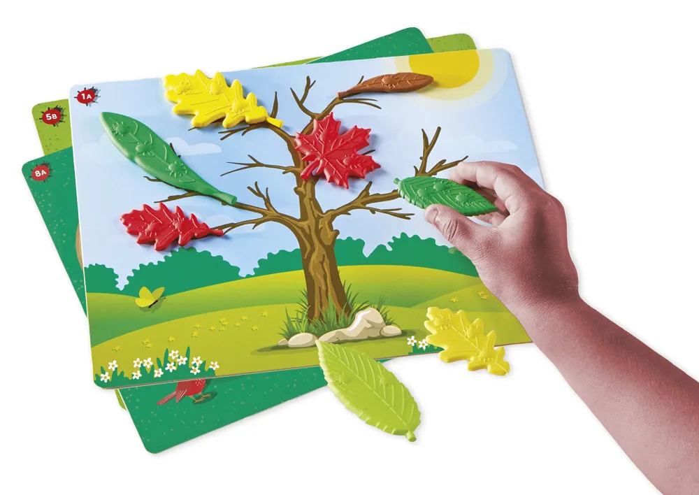 Découvrir les mathématiques avec les feuilles sensorielles, 46 pcs