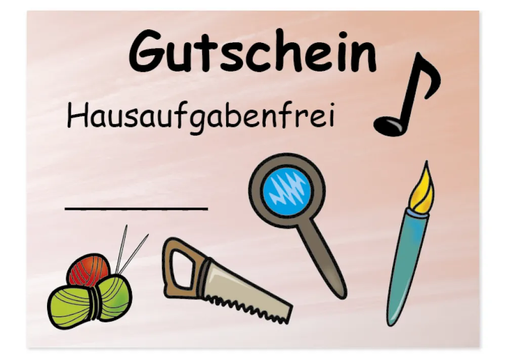 Gutschein-Kärtchen für Schüler/innen, 110 Stück im Etui