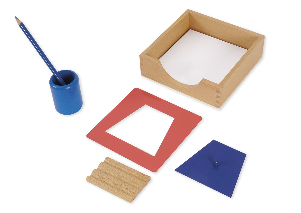 TimeTEX bakke til 3 blyanter "Montessori Premium" TimeTEX bakke til 3 blyanter "Montessori Premium"