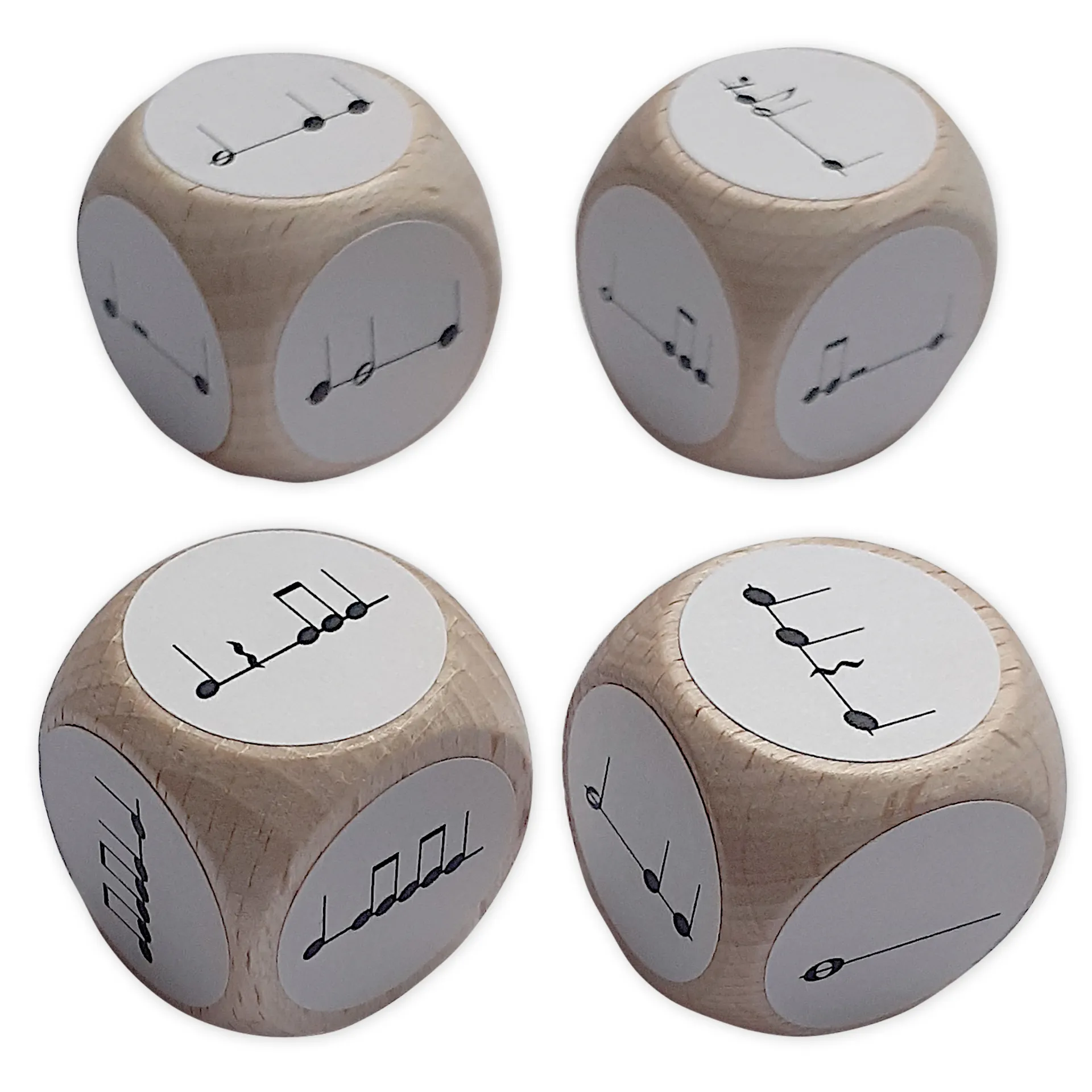 Set Würfel "Rhythmik", 4-tlg.