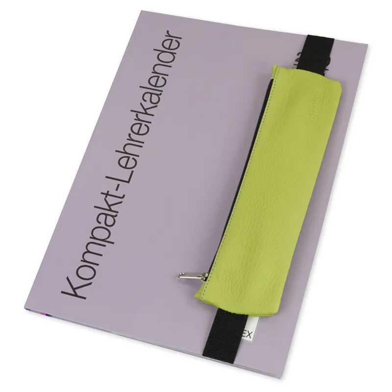 Aufspann-Stiftmäppchen aus Leder, für A5 und A4