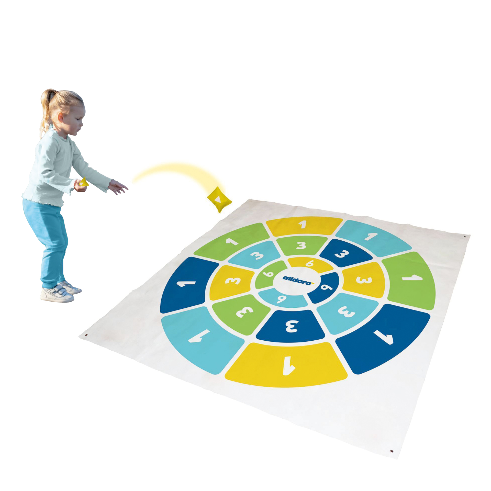 Werpspel "XXL Kick & Darts", 23-delig