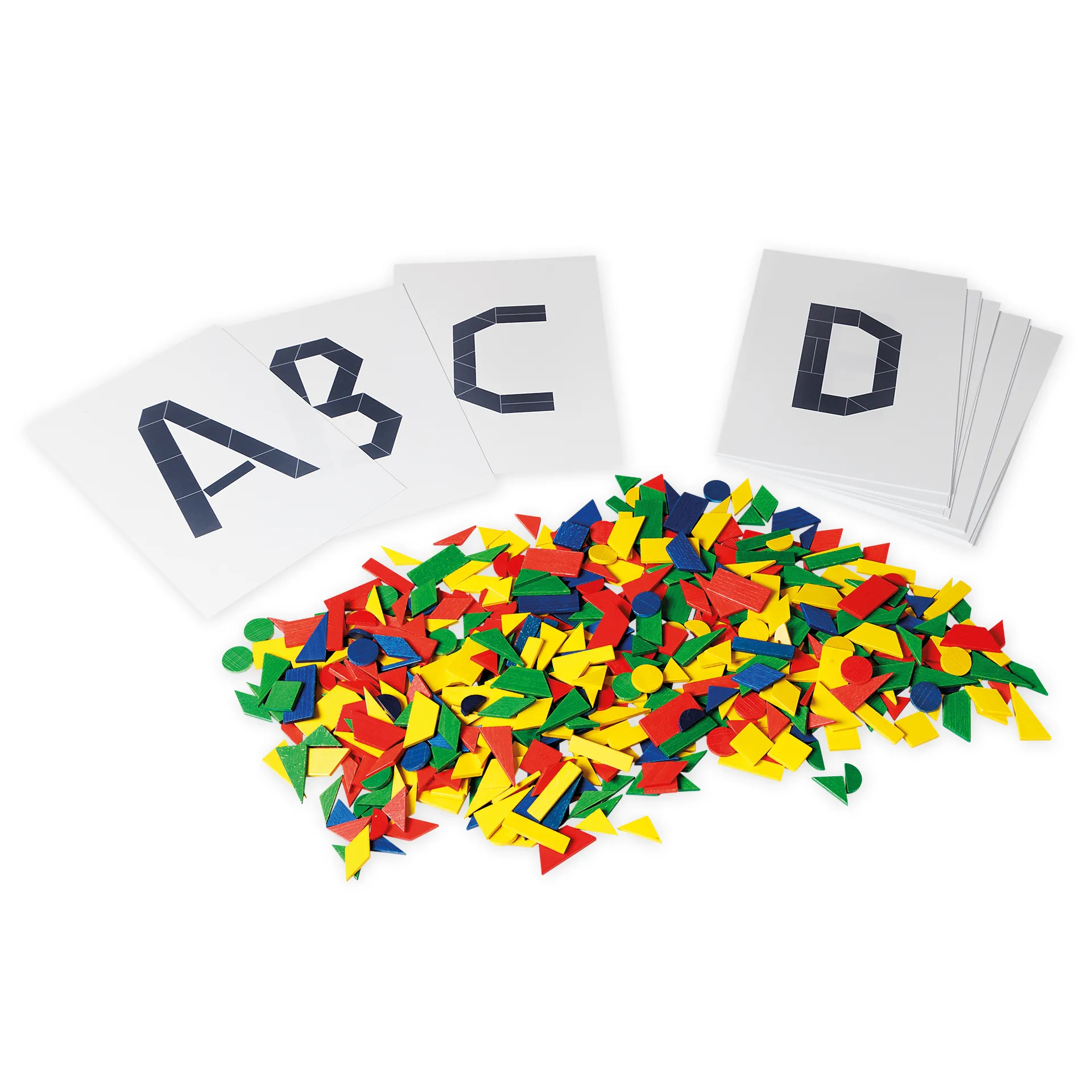 Buchstaben-Lernspiel „ABC“, mit Vorlagekarten