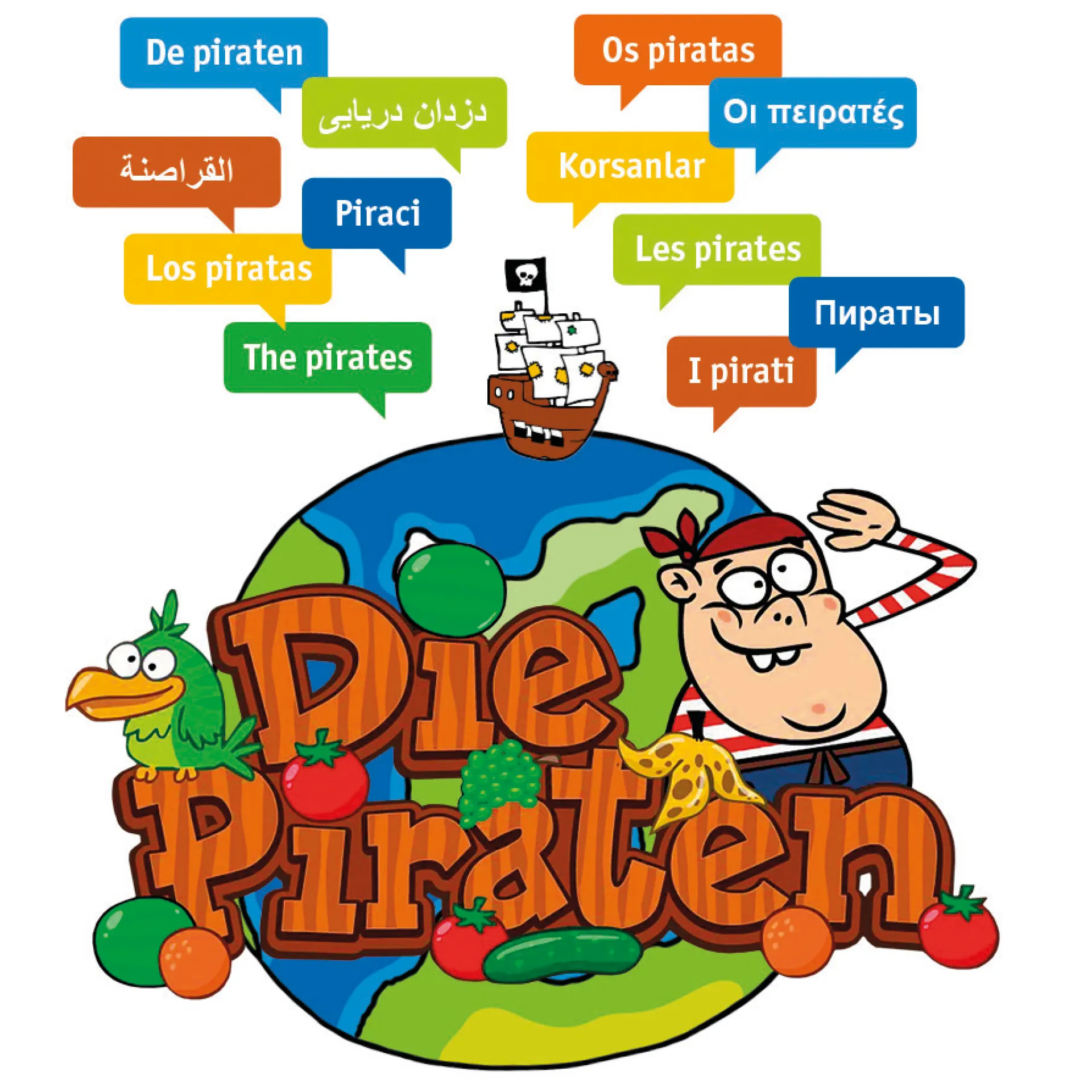 Buch "Die Piraten", 14 Seiten, Kniebuch mit Musik-CD