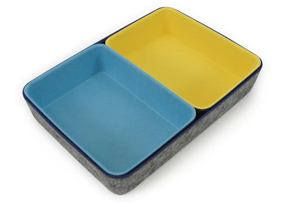 TimeTEX Filz-Schalen Set "Colori", 3-tlg.