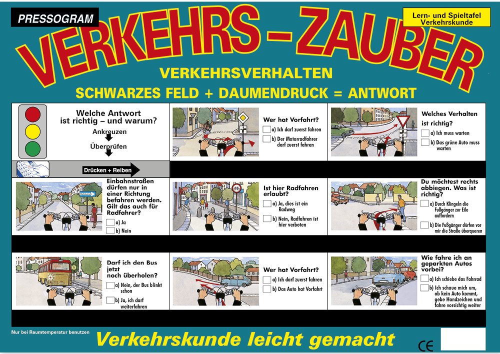 TimeTEX Zaubertafel "Verkehrserziehung" Verhalten TimeTEX Zaubertafel "Verkehrserziehung" Verhalten