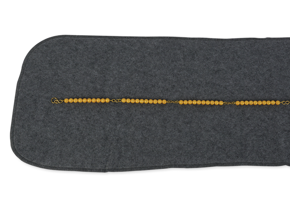 TimeTEX Matte für die Hunderterkette, 130x22,5 cm "Montessori Premium"