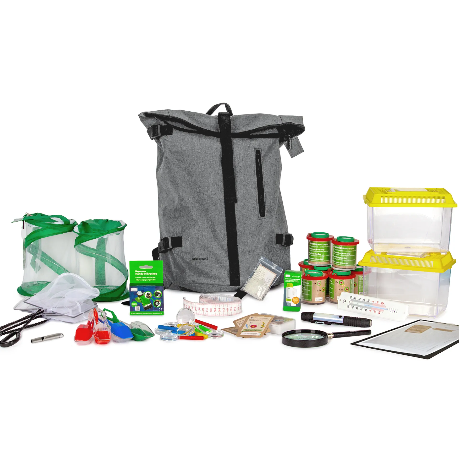 Profi-Forscher-Rucksack "Natur", Klassensatz, 45-tlg.