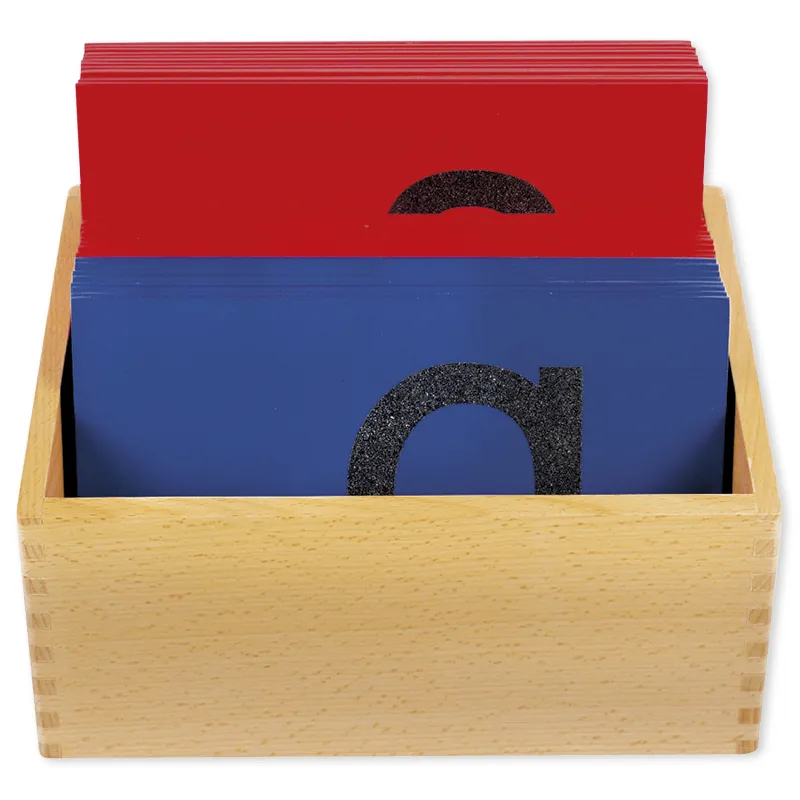 TimeTEX Sandpapier Kleinbuchstaben "Montessori Premium"