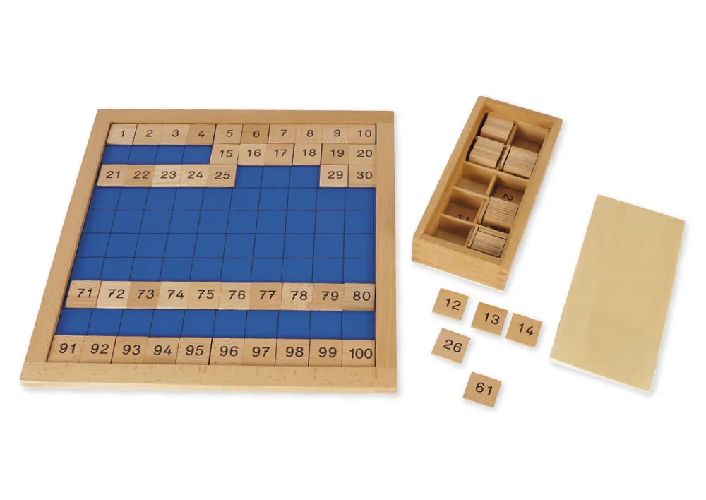 TimeTEX Hunderterbrett "Montessori Premium"