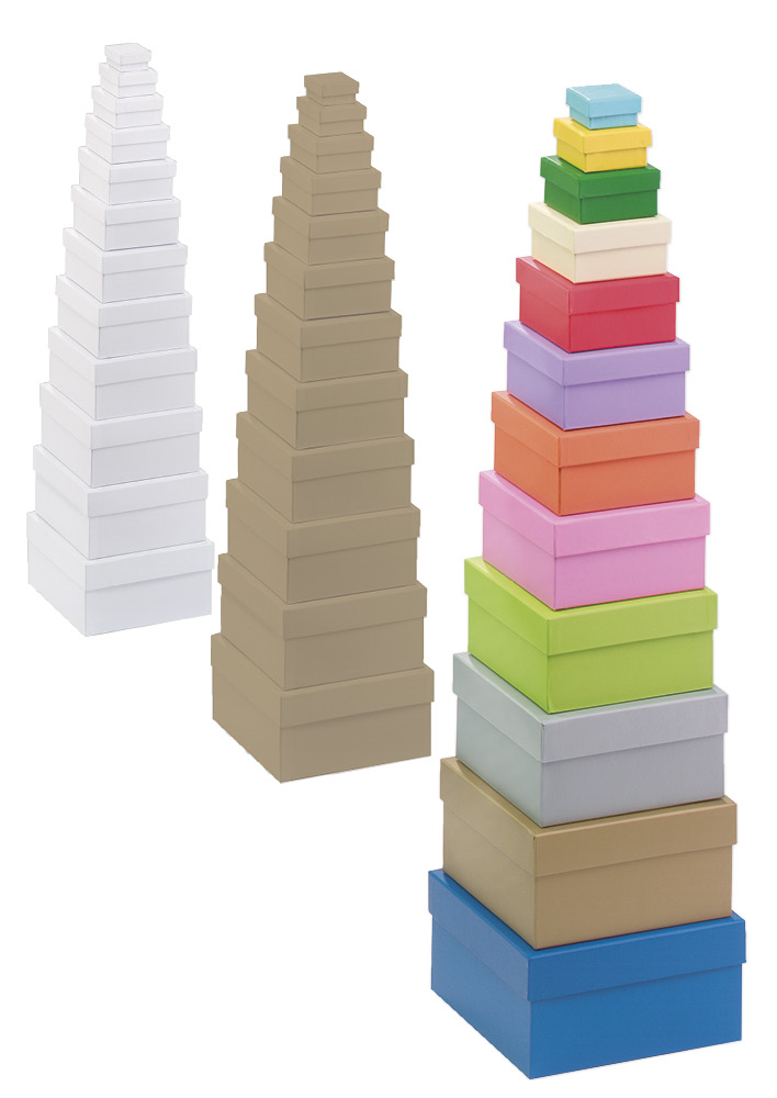 Hagemann Aufbewahrungs-Karton „Box in Box“, 12-tlg.