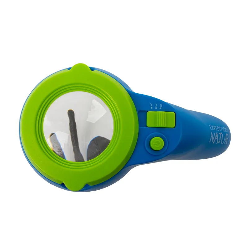 Becher-Lupe mit Licht