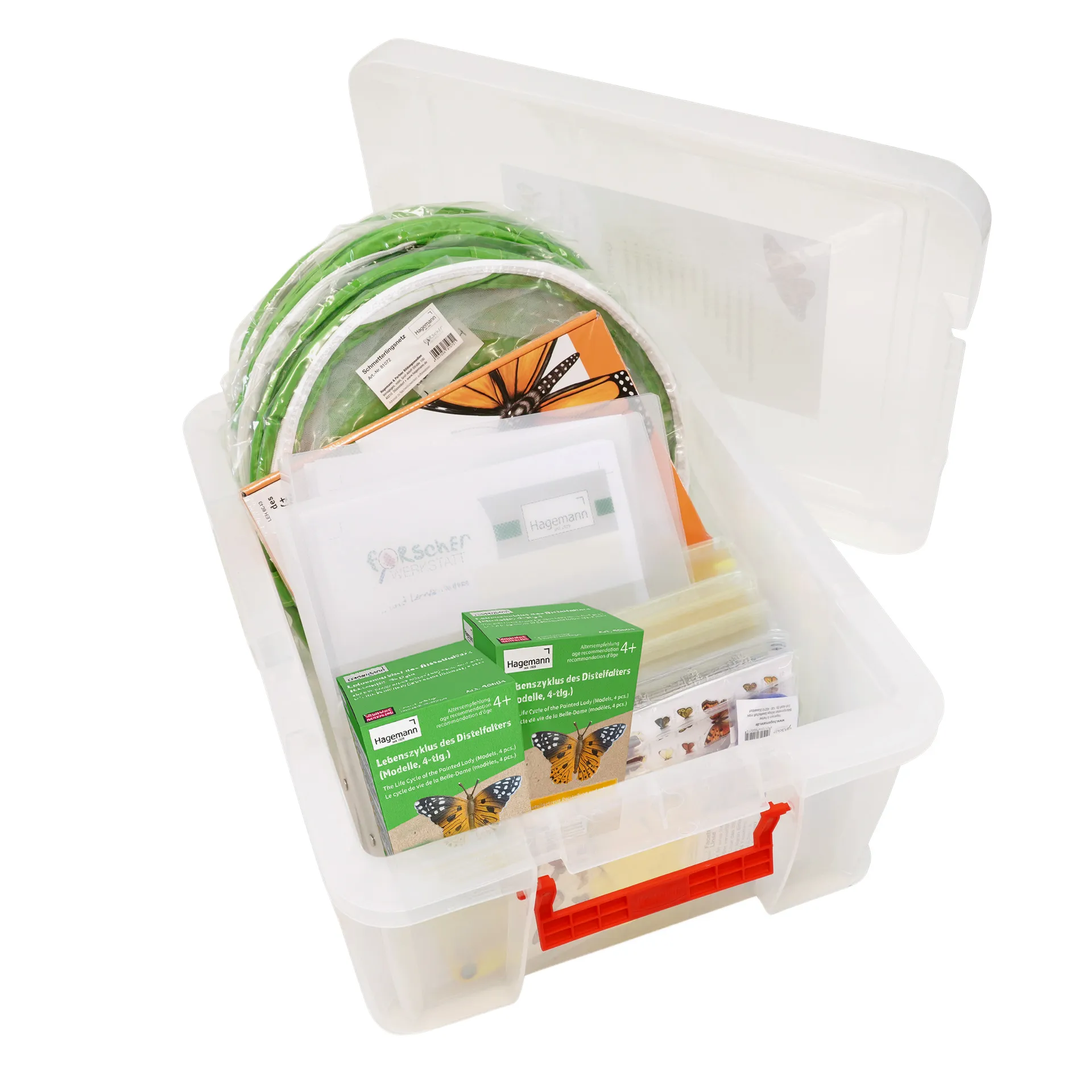 Forscherkoffer "Schmetterlings-Zucht", 46-tlg.
