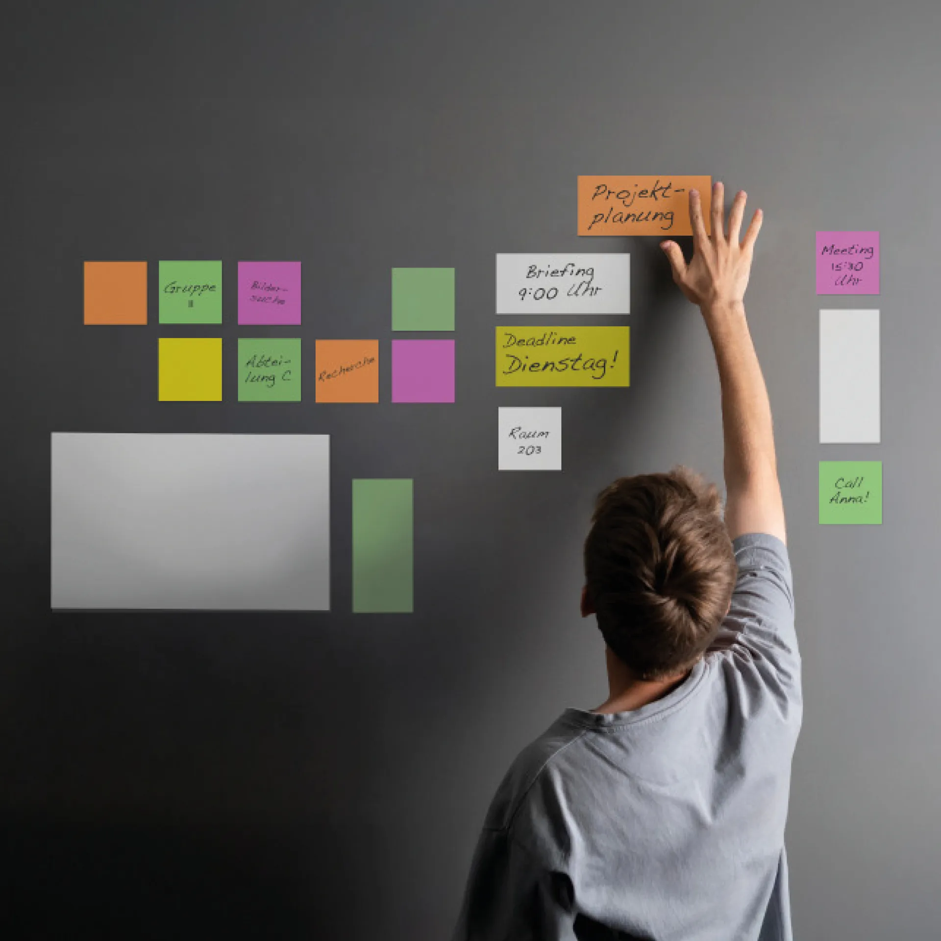 Notiz-Zettel "statisch", 10 x 10 cm, 250 Stück