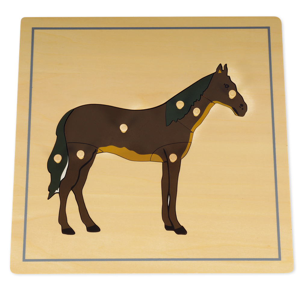 TimeTEX Puzzle Pferd "Montessori Premium"
