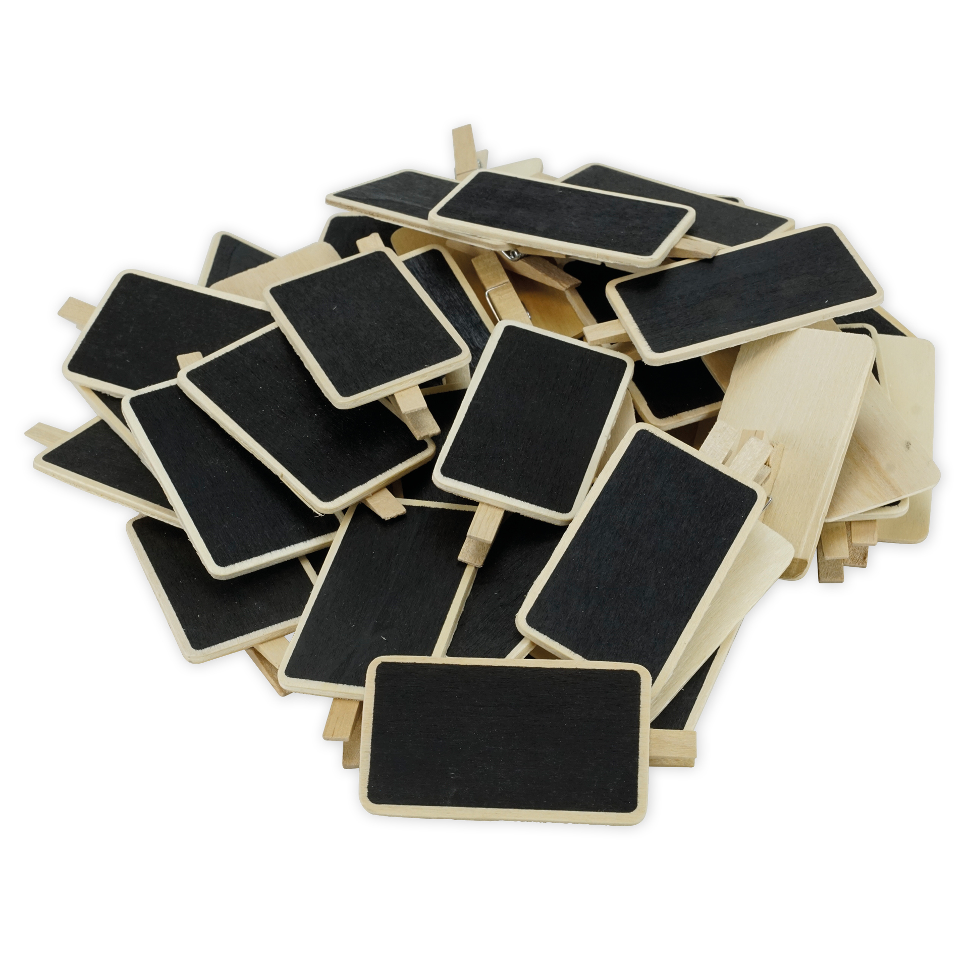 Zestaw tabliczek tablicowych, 50 szt., 70 x 40 mm