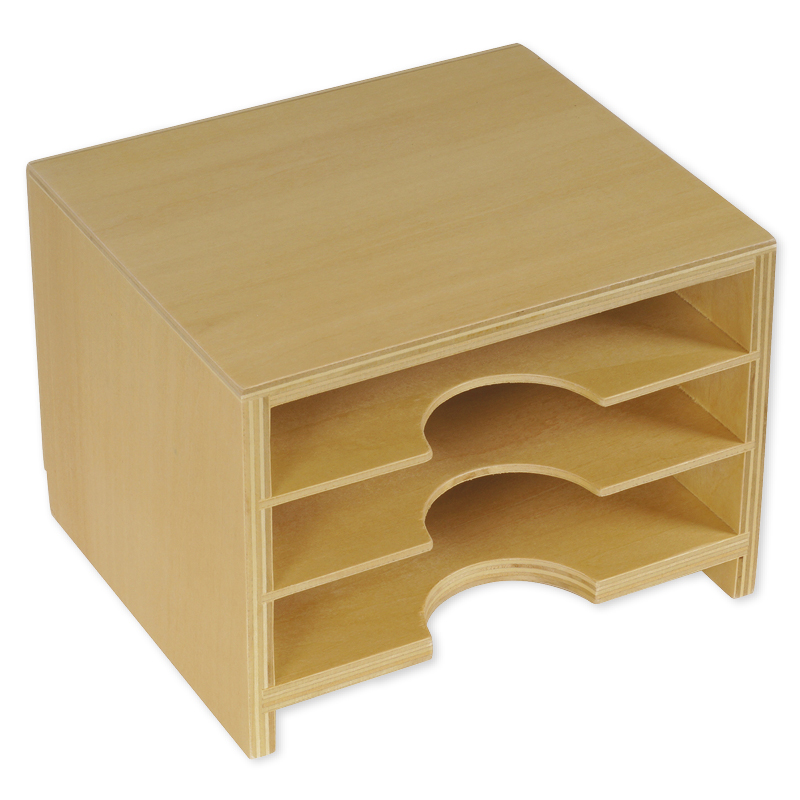 TimeTEX Kasten mit 3 Fächern für die Botanischen Karten "Montessori Premium"