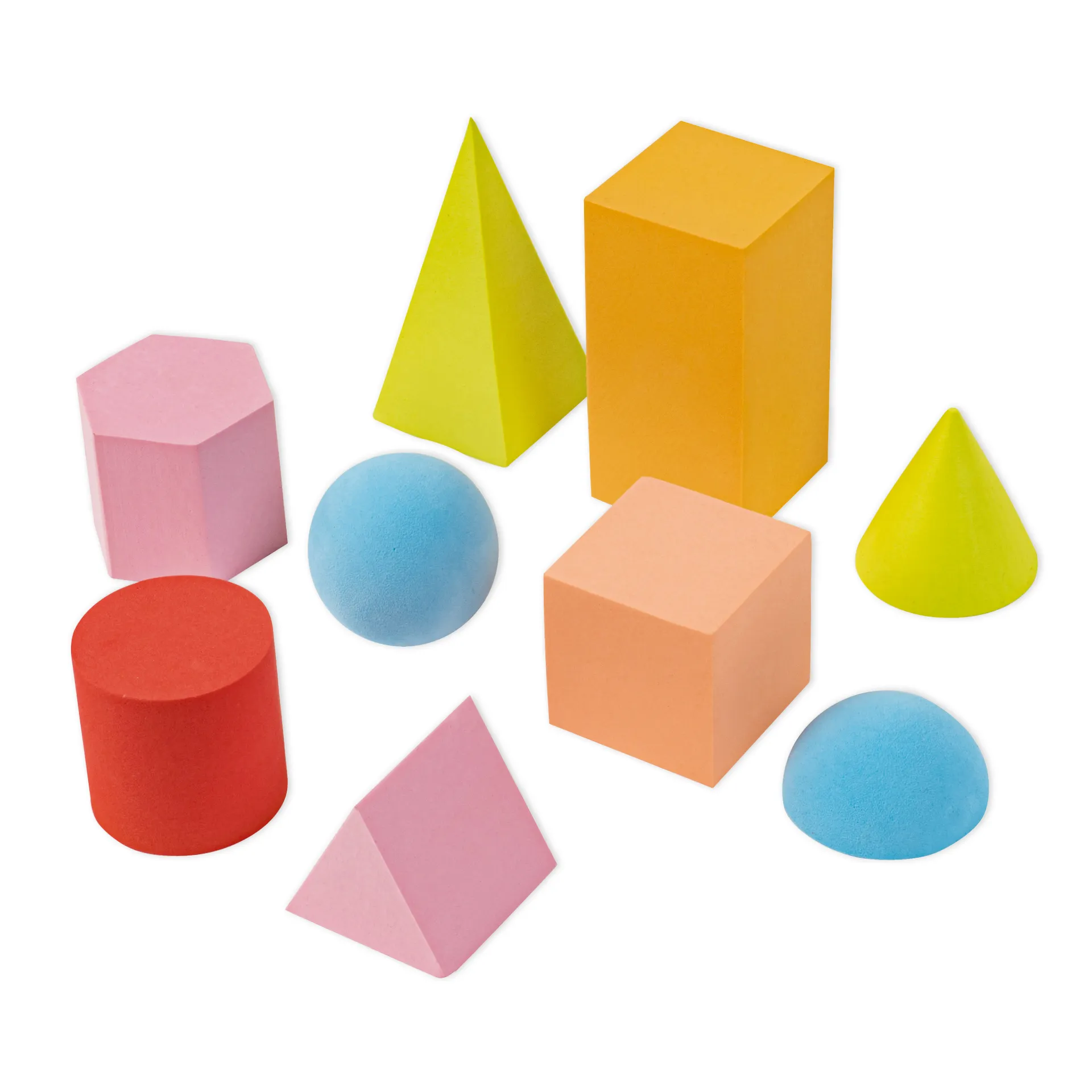 TimeTEX Set Flüster-Geometrie-Körper, 9-tlg.