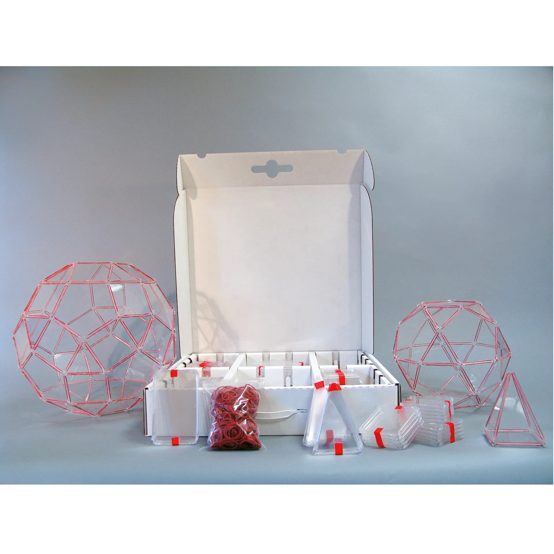 Geometrie bouwset effect-systeem "klassenset", 286 losse vlakken