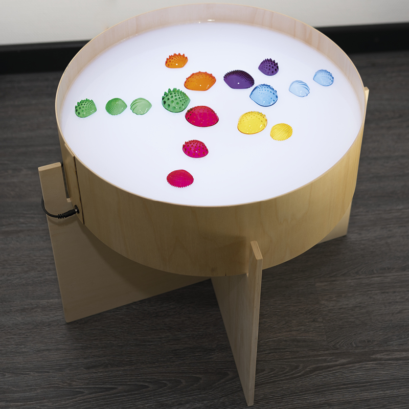 Leuchtkübel "Regenbogen", ca. 47 cm ø Leuchtkübel "Regenbogen", ca. 47 cm ø