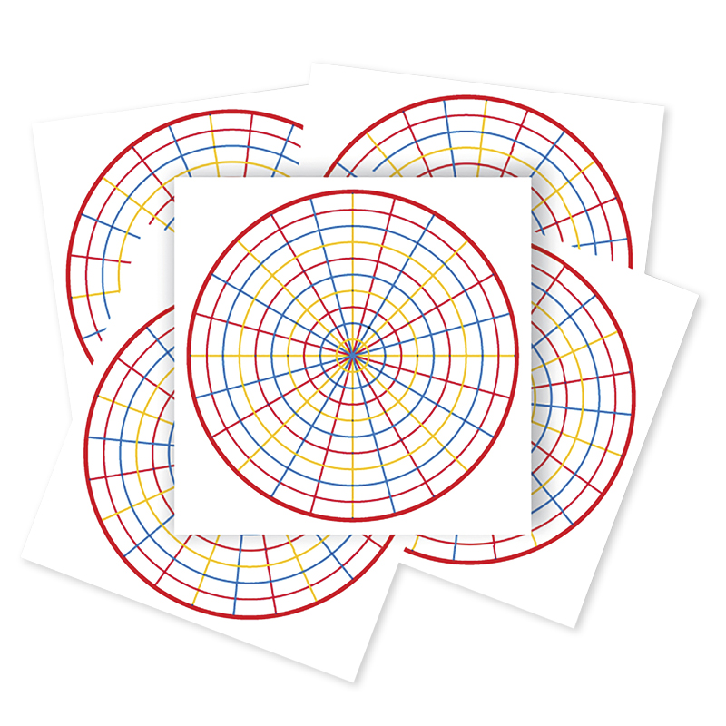 Mandala-Papier, 28x28 cm, 36 Blatt