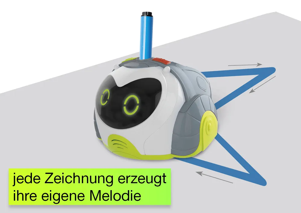 Bubble - Der Roboter zum Zeichnen, 38-tlg.