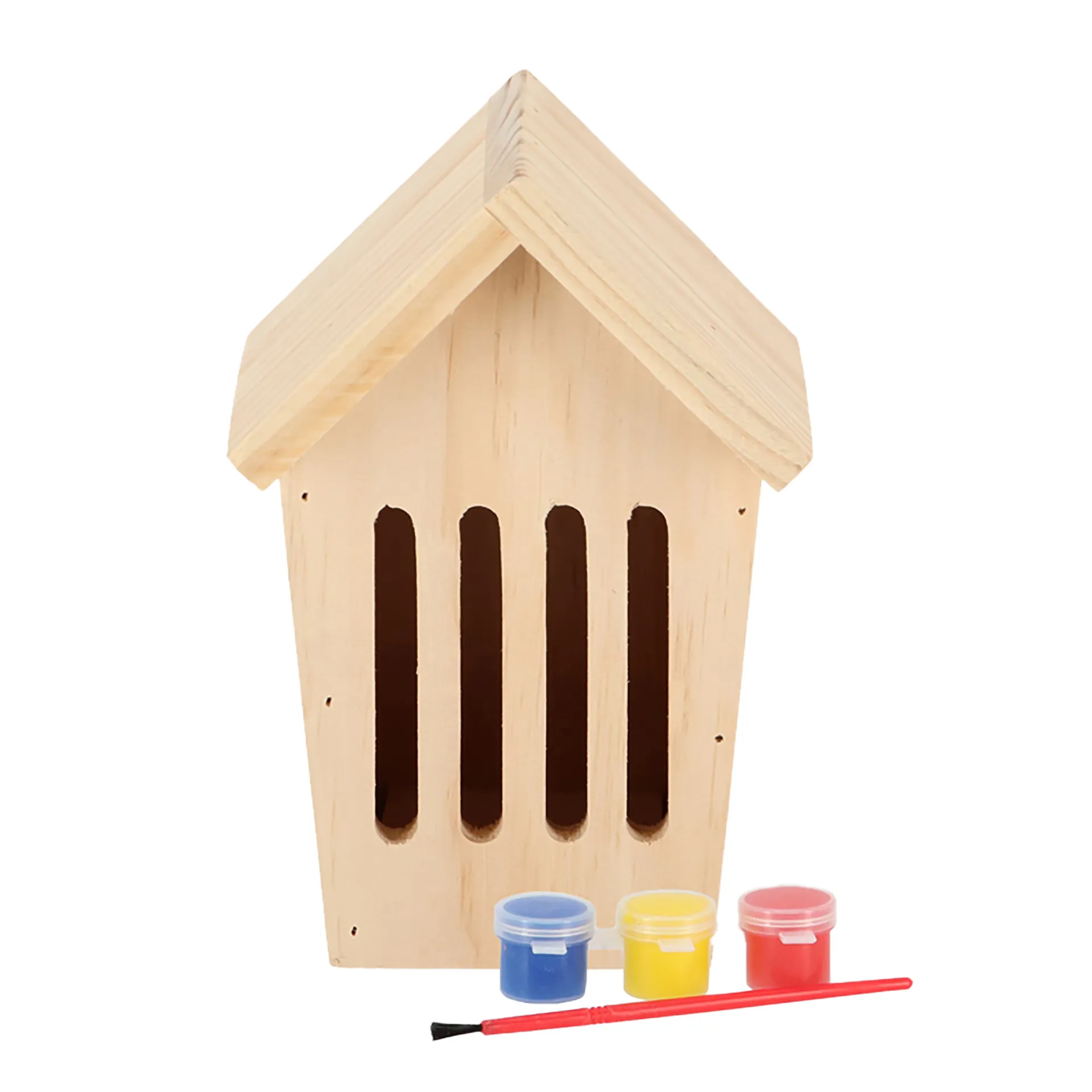 Schmetterlings-Haus zum Bemalen, aus Holz, mit Farbe