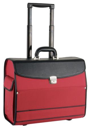 TimeTEX Lehrer-Trolley "Serva Trend", rot, Nylongewebe II./SO