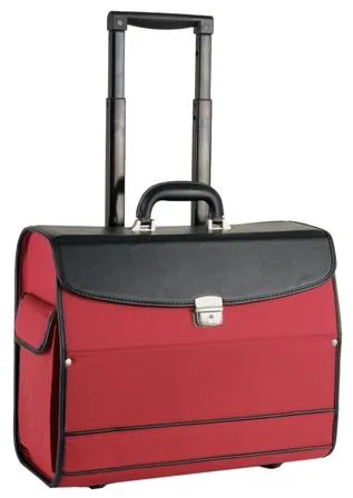 TimeTEX Lehrer-Trolley "Serva Trend", rot, Nylongewebe II./SO