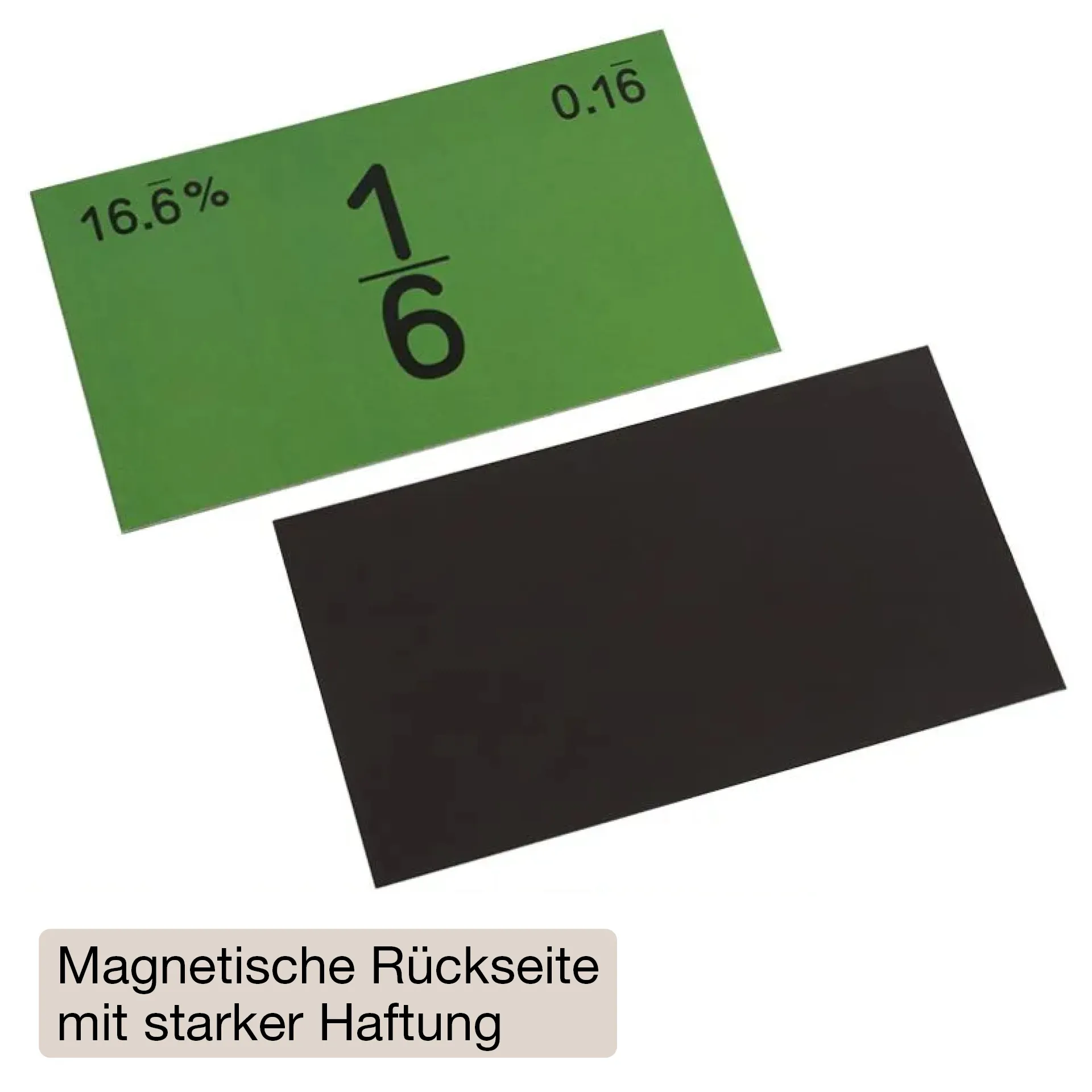 Demo-Bruchrechen-Streifen, linear, 100 cm, magnetisch, 51-tlg.