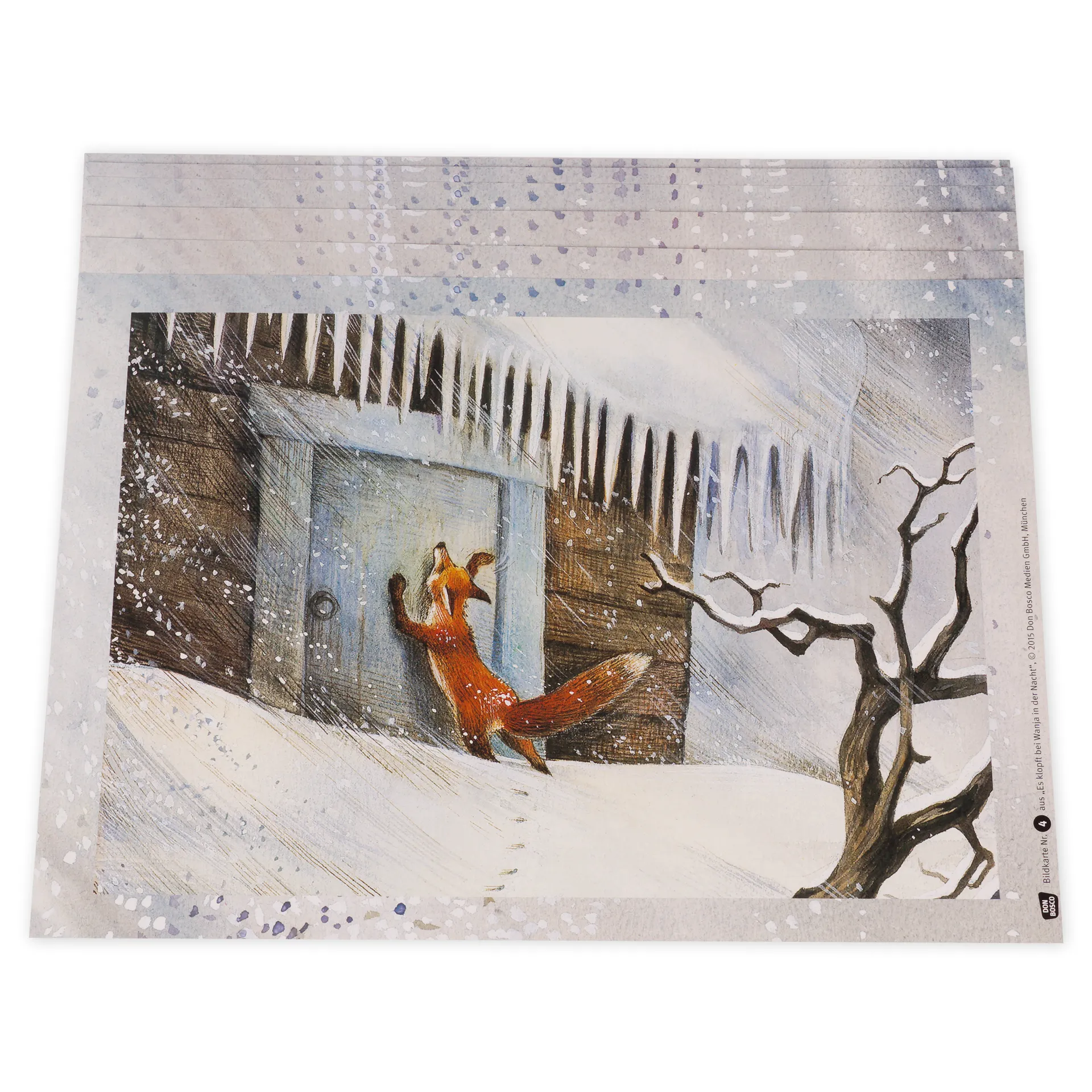 Bildergeschichten-Karten "Es klopft bei Wanja in der Nacht", 12-tlg.