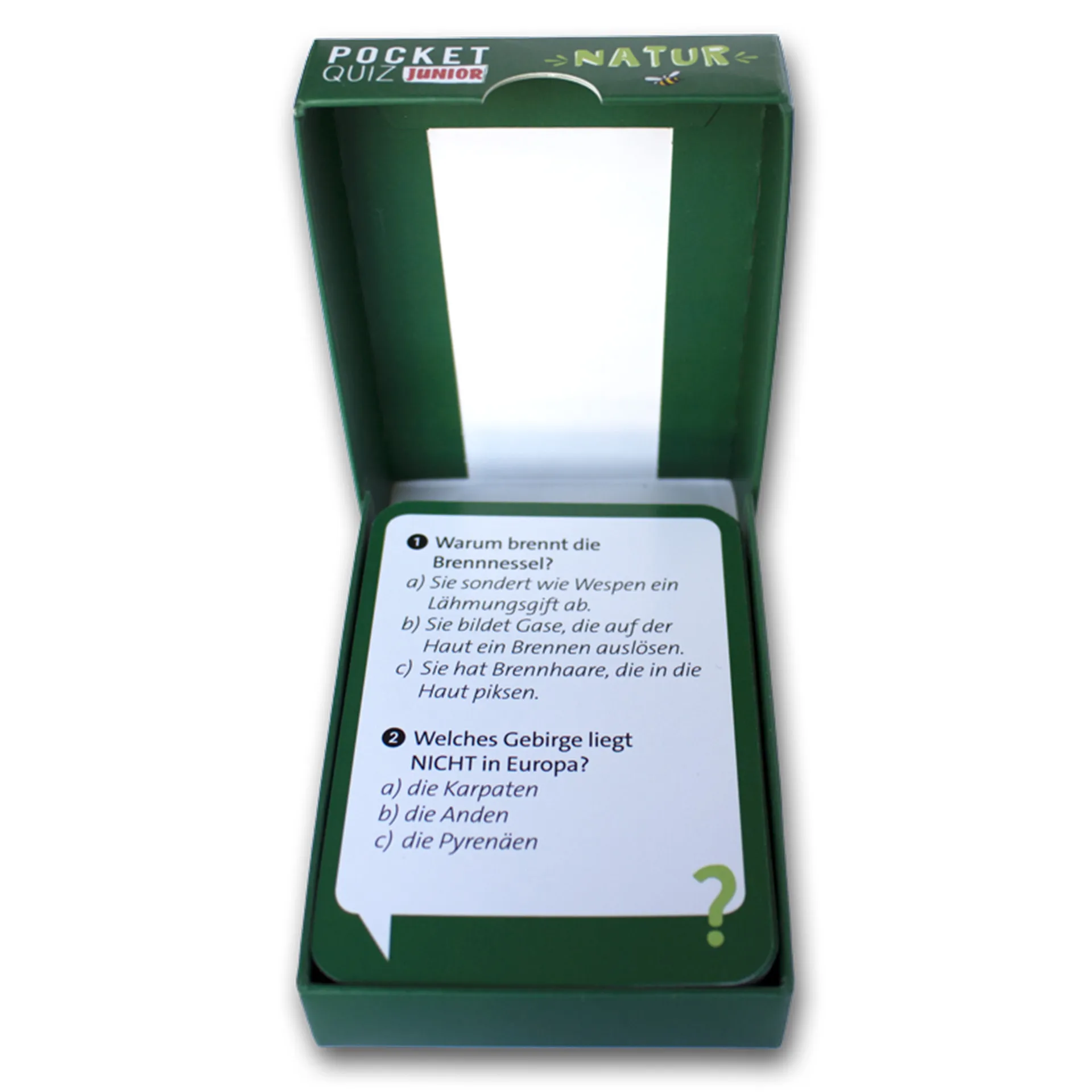Kartenspiel "Pocket Quiz Junior Natur"