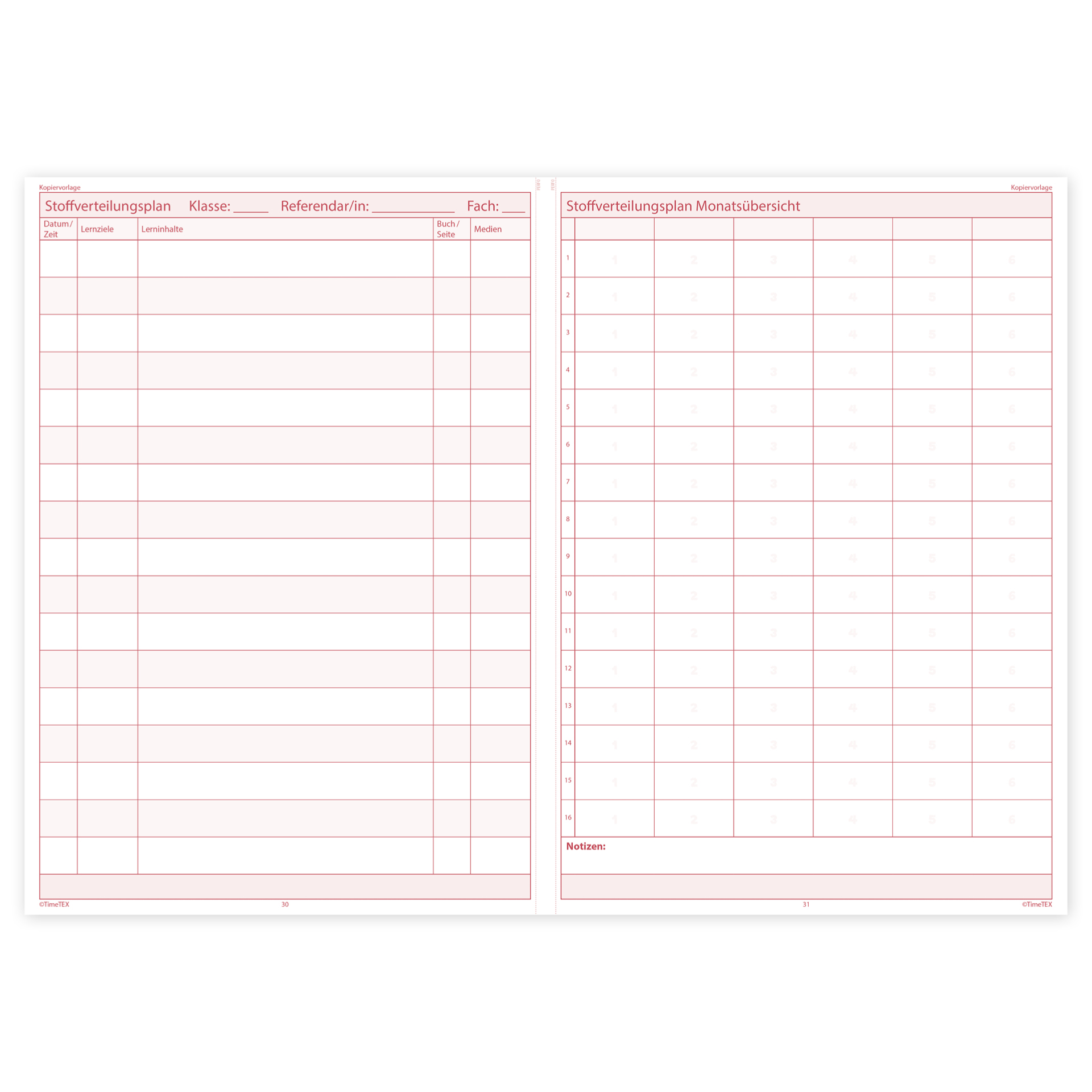TimeTEX Referendar-Heft A4