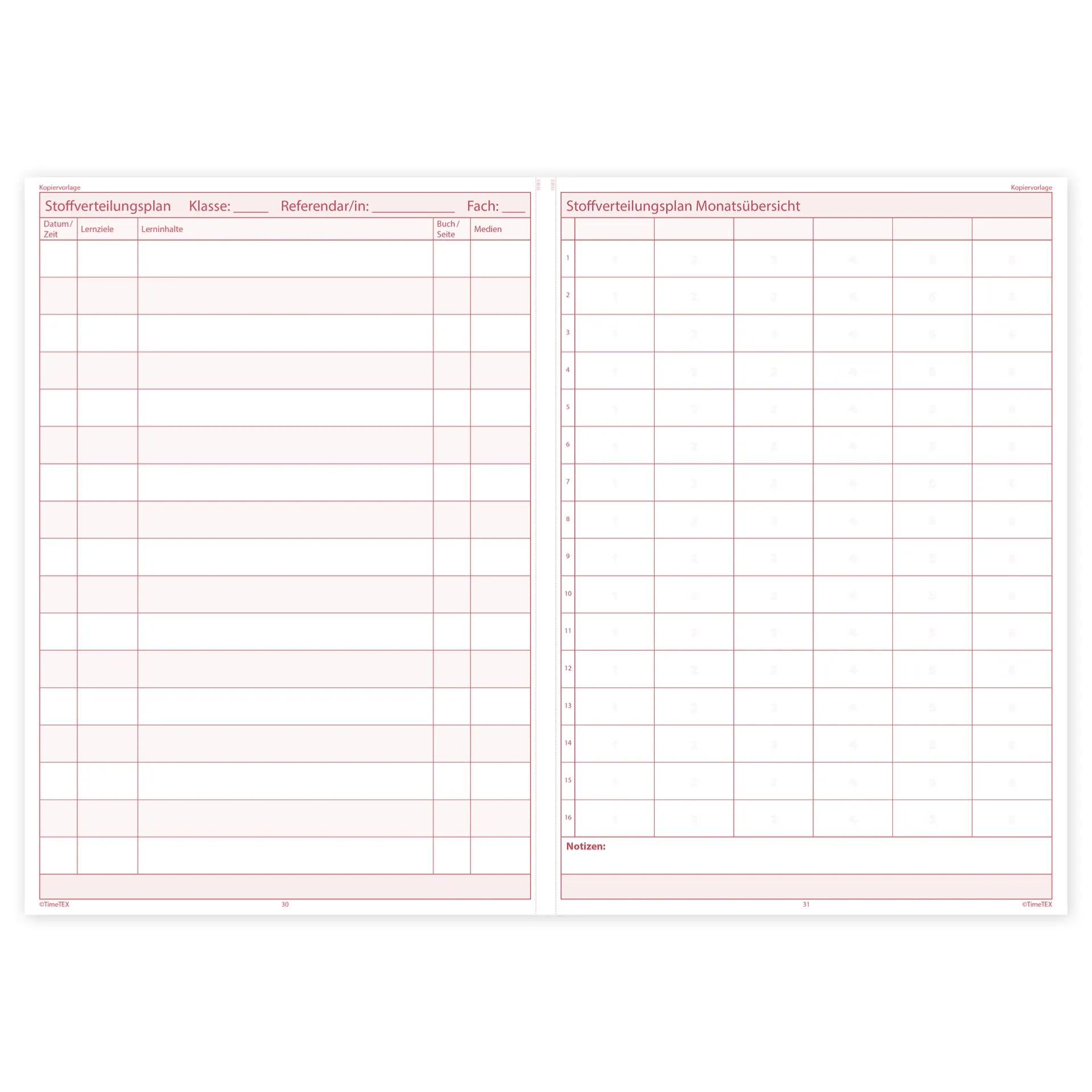 TimeTEX Referendar-Heft A4