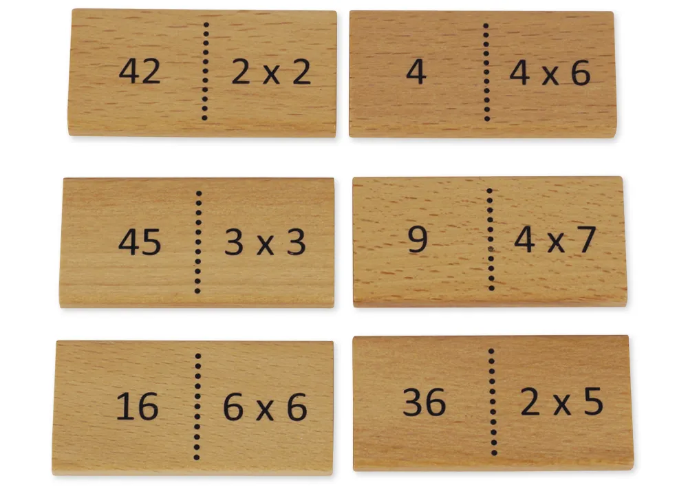 Leerspel "Mathemino Vermenigvuldigen" 37-delig