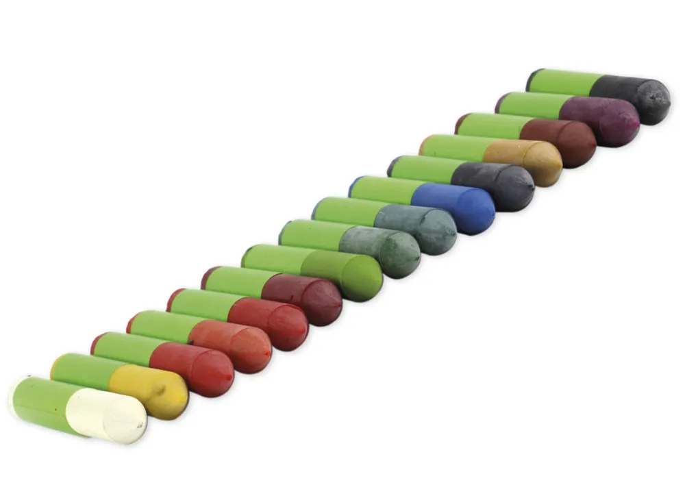 Textielwaskrijt nawaro, 15-delig