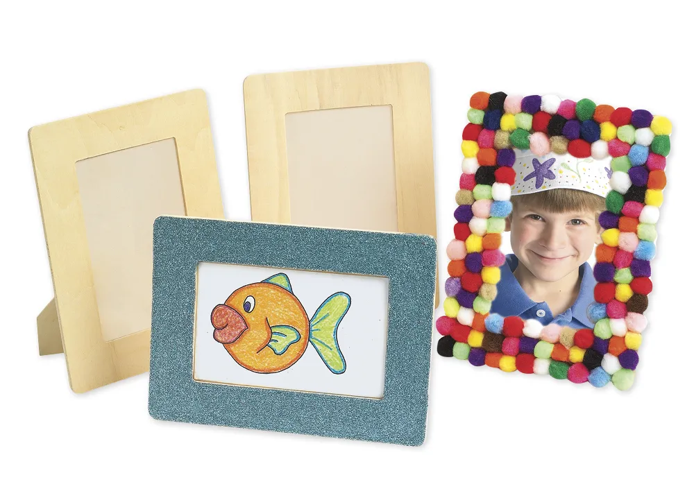 Holz-Bilderrahmen, 12 Stück