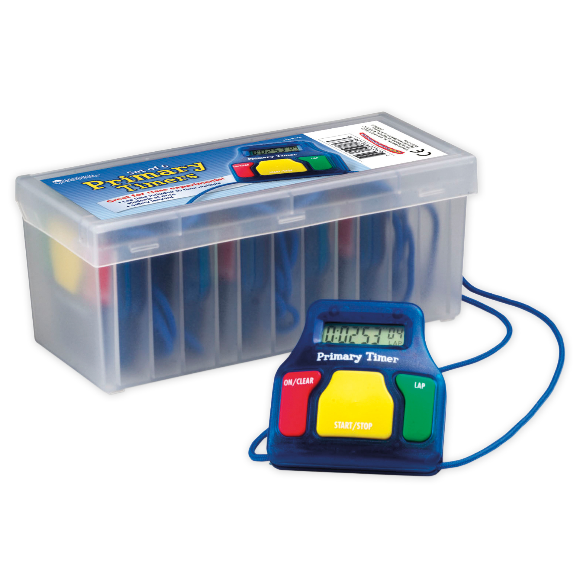 TimeTEX Satz Digital-Stoppuhren 6-tlg.