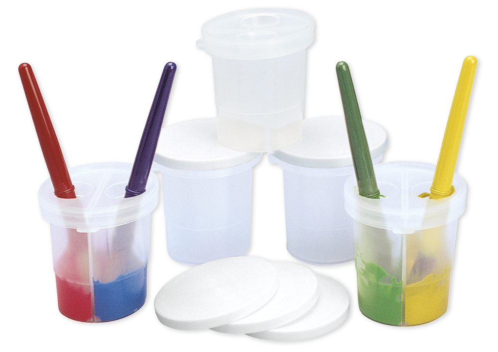 Doppel-Sicherheitsfarbtöpfe, 5 Stück