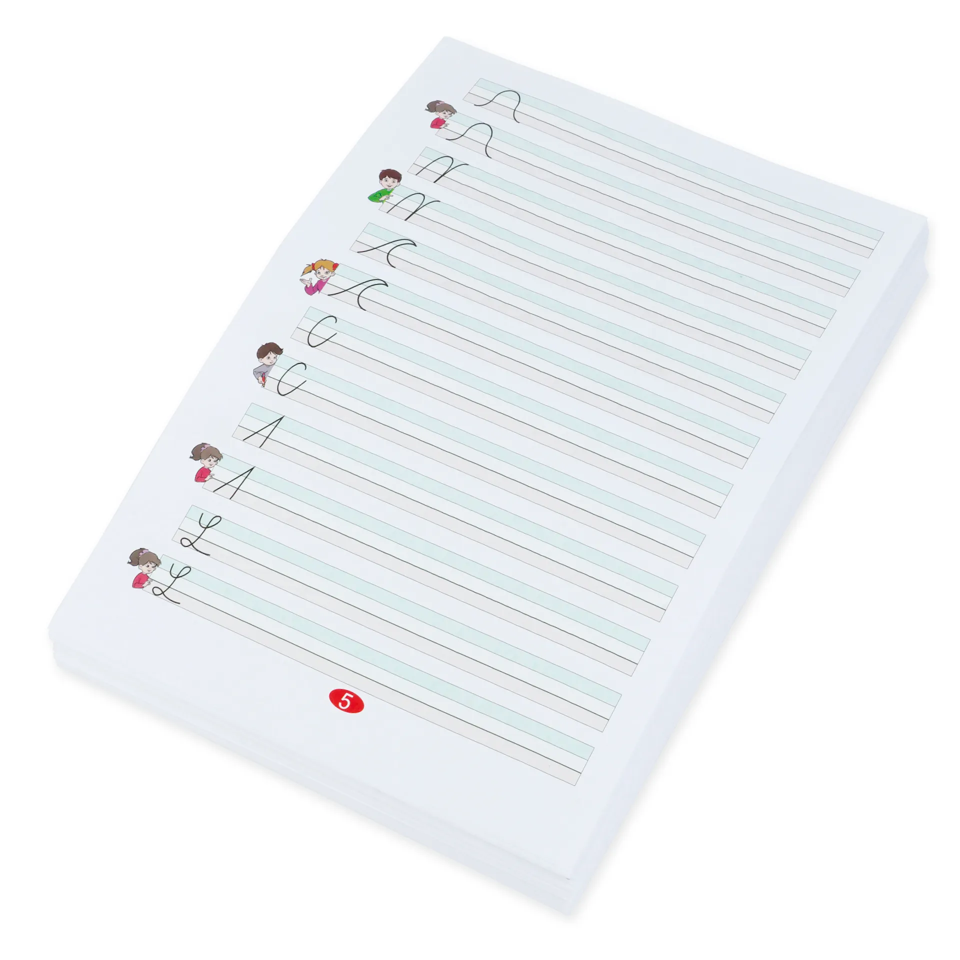 Set Schreiblern-Blattsammlung A4 "ABC", 156-tlg.