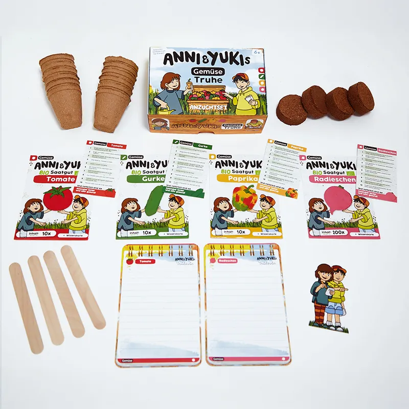 Pflanzset "Anni & Yukis Gemüsetruhe", 26-tlg.