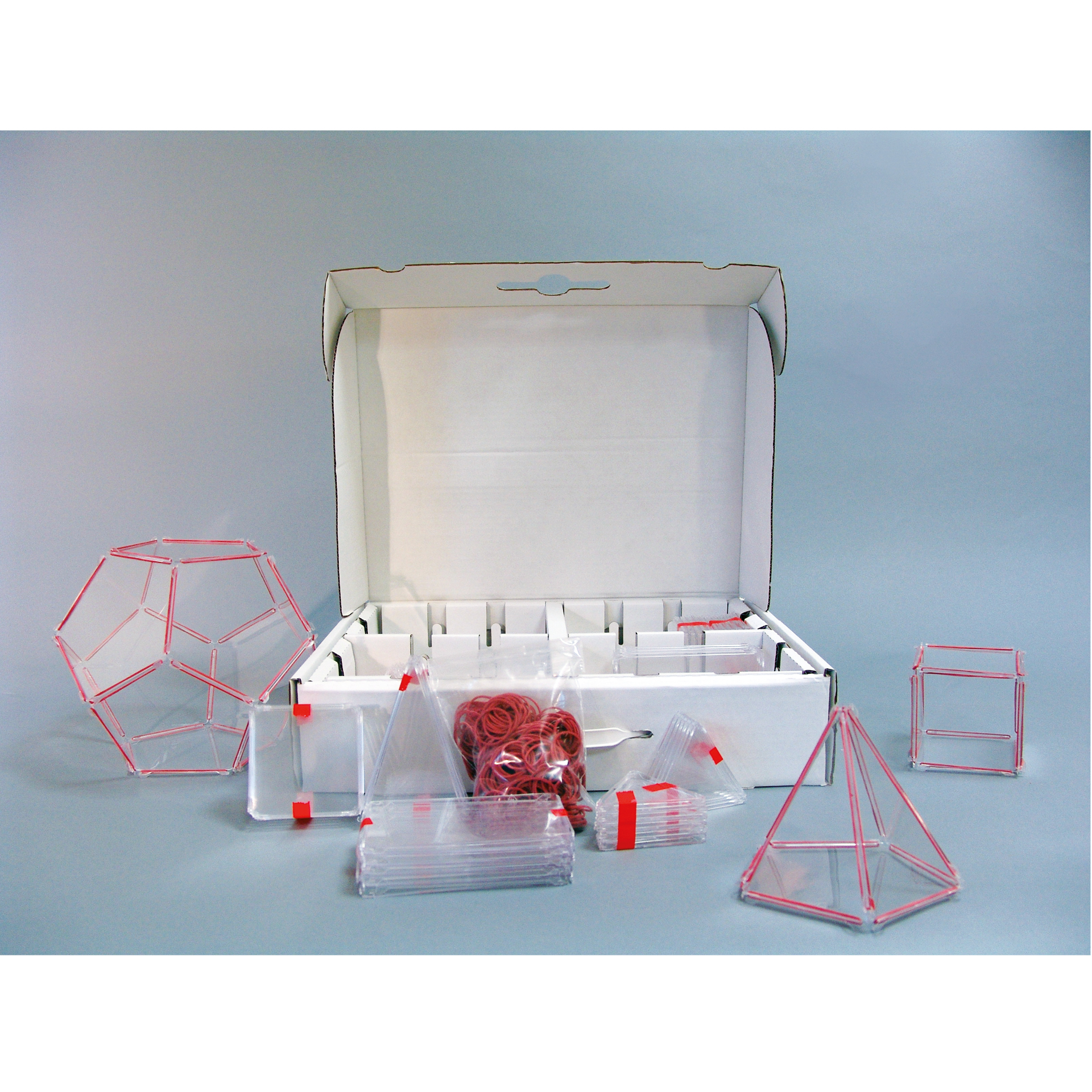 Geometrie-Bausatz effekt-system "Basissatz", 126 Einzelflächen