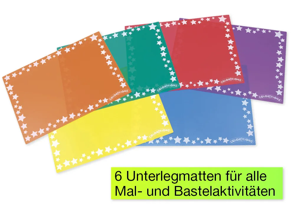 Große Unterlegmatten, 6 Stück